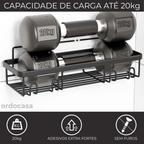 Kit Banho Japandi Premium (6 Peças) - Instalação Sem Furos